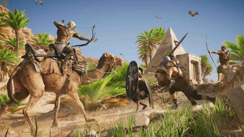 Assassin's Creed Origins System Requirements for PC Games minimum, recommended specifications for Windows, CPU, OS, Processor, RAM Memory, Storage, and GPU.