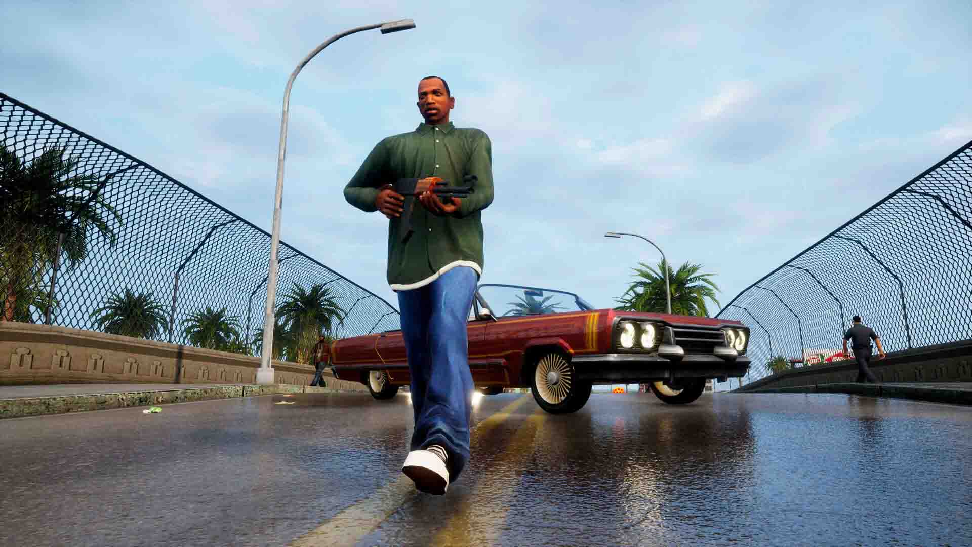 Grand Theft Auto: San Andreas – The Definitive Edition (GTA SA Trilogy) System Requirements for minimum, recommended specifications for PC Windows 10/11, macOS, & Linux.
