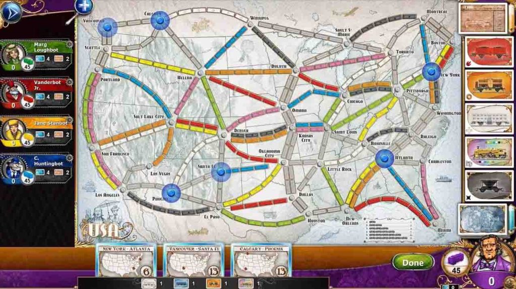 Ticket to Ride System Requirements for PC Games minimum, recommended specifications for Windows, CPU, OS, Processor, RAM Memory, Storage, and GPU.